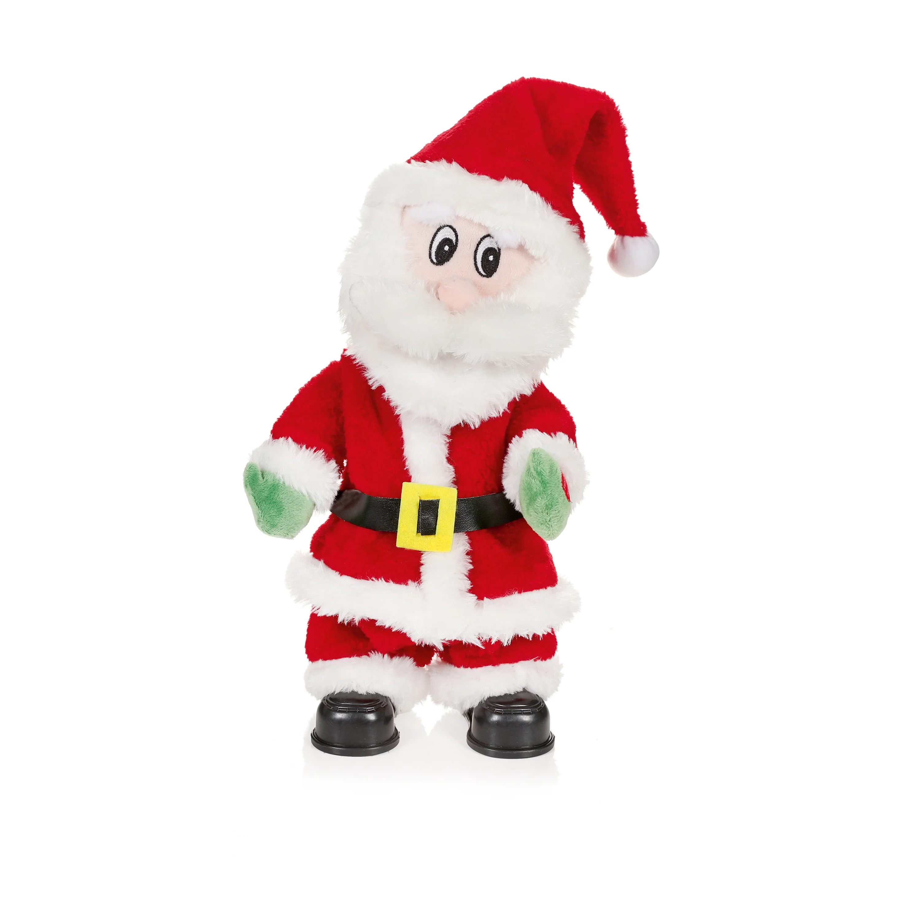 Animated Musical Naughty Santa - 45cm
