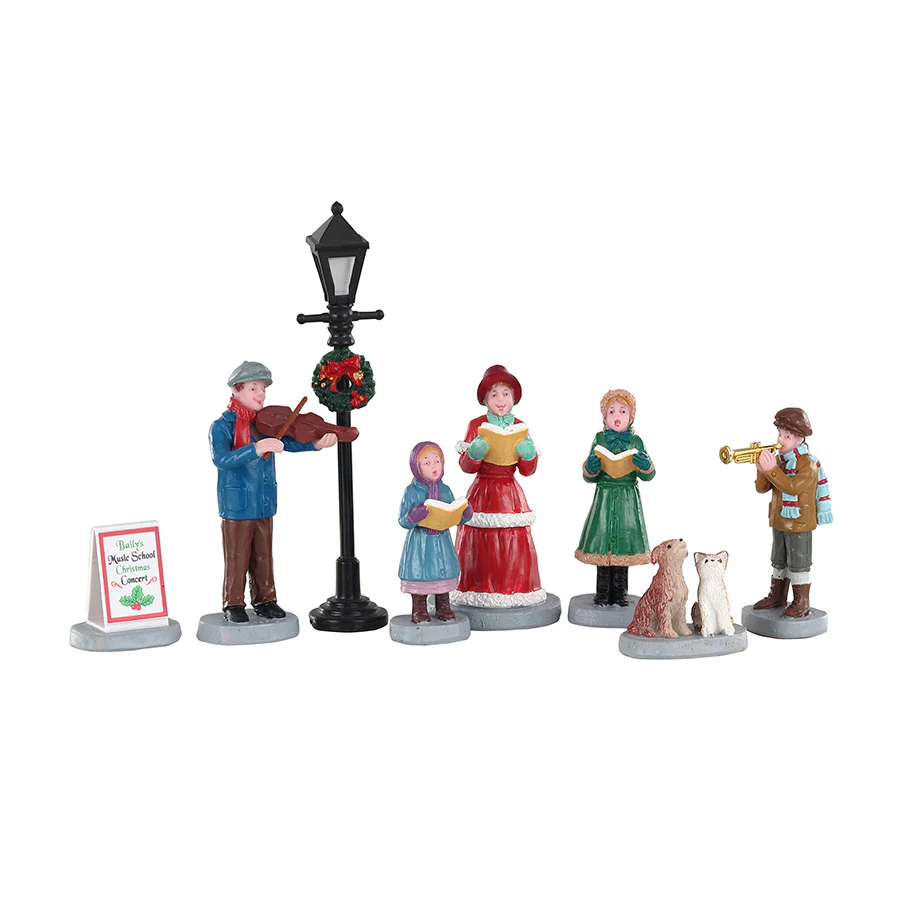 Lemax Baily's Music School Carolers - Set of 8