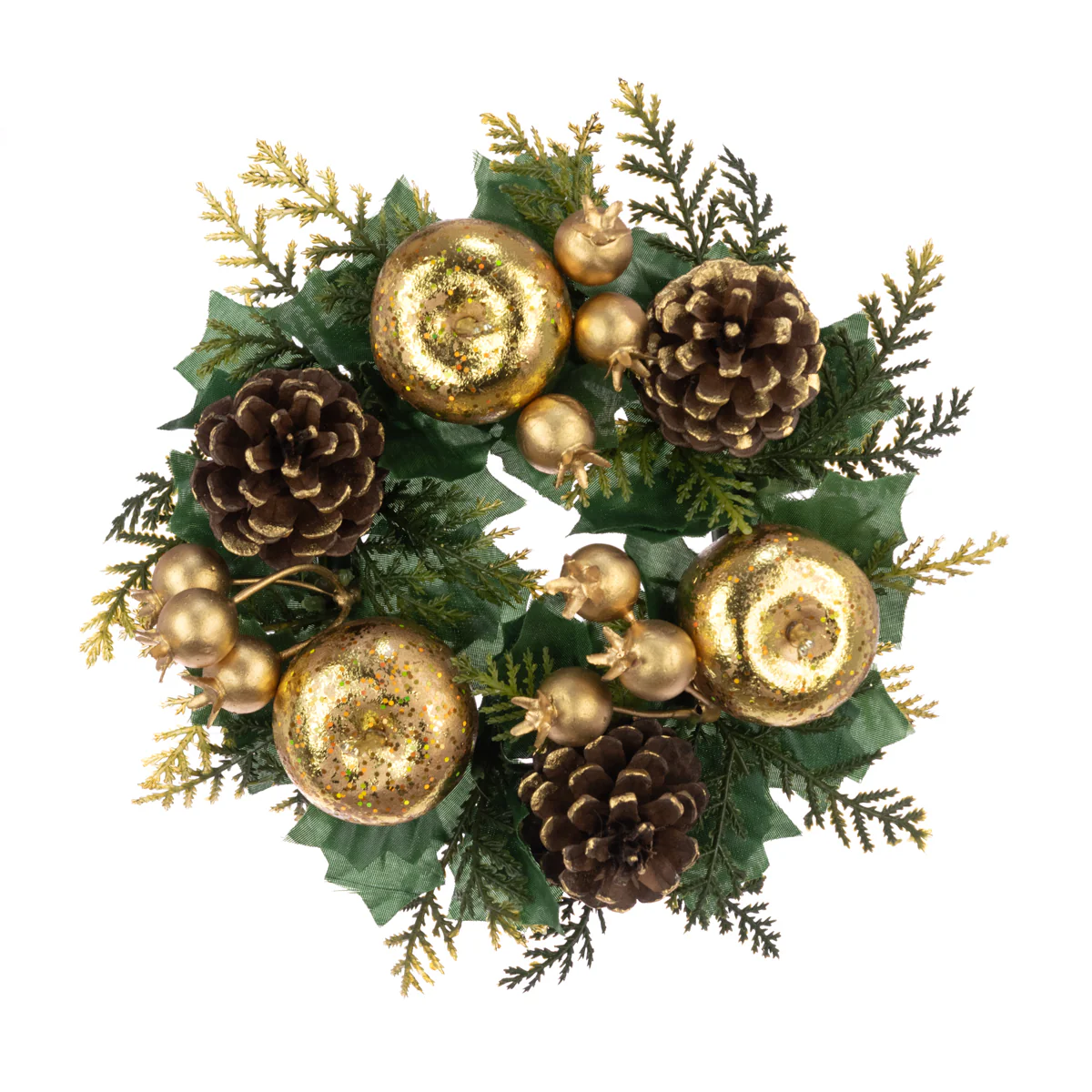 Golden Cedar & Apple Candle Ring