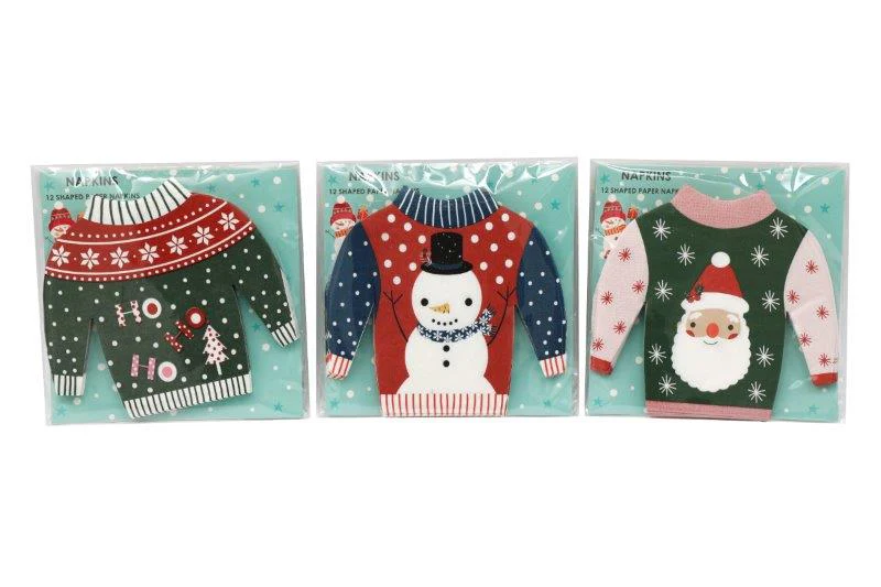 Christmas Jumper Napkins Pack of 12