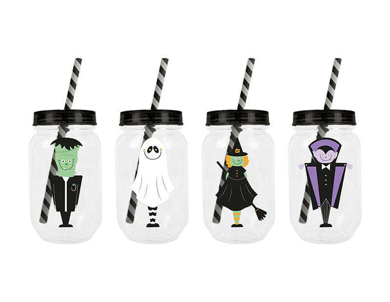 Halloween Cup & Straw 500ml
