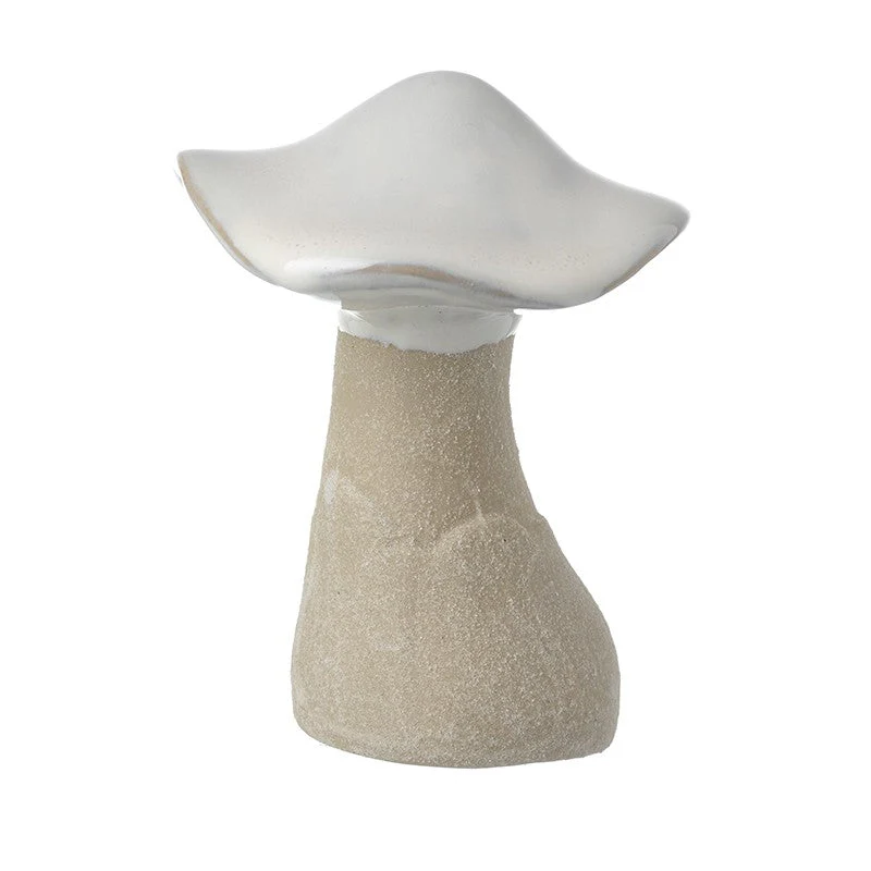 Cream Porcelain Mushroom