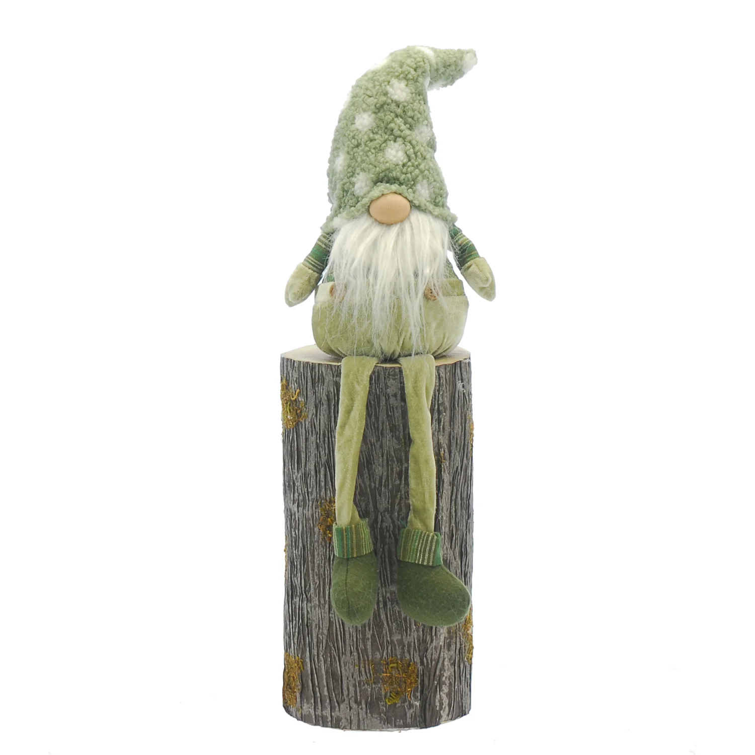 Dangly Legs Gonk with Green Hat with White Spots - 58cm