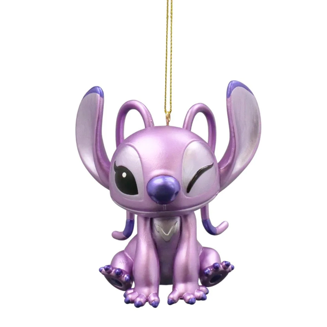Disney Angel Lilo & Stitch Metallic 3D Character Christmas Bauble - Image 2