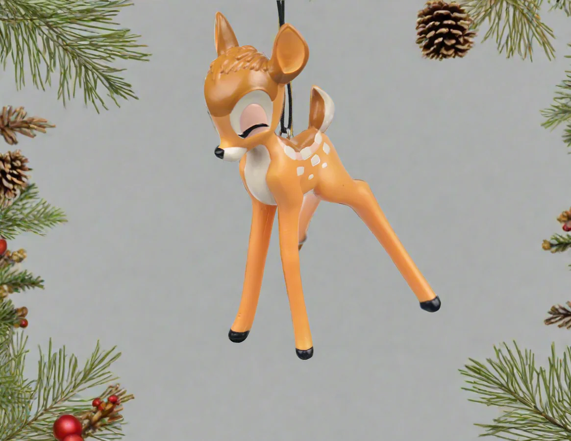 Disney Bambi 3D Resin Character Christmas Bauble - Image 2