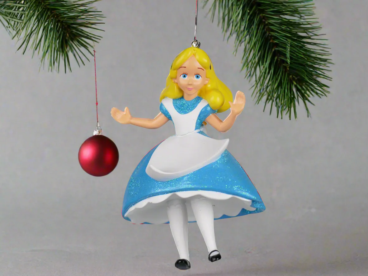 Disney Classic Alice in Wonderland 3D Character Christmas Bauble - Image 2