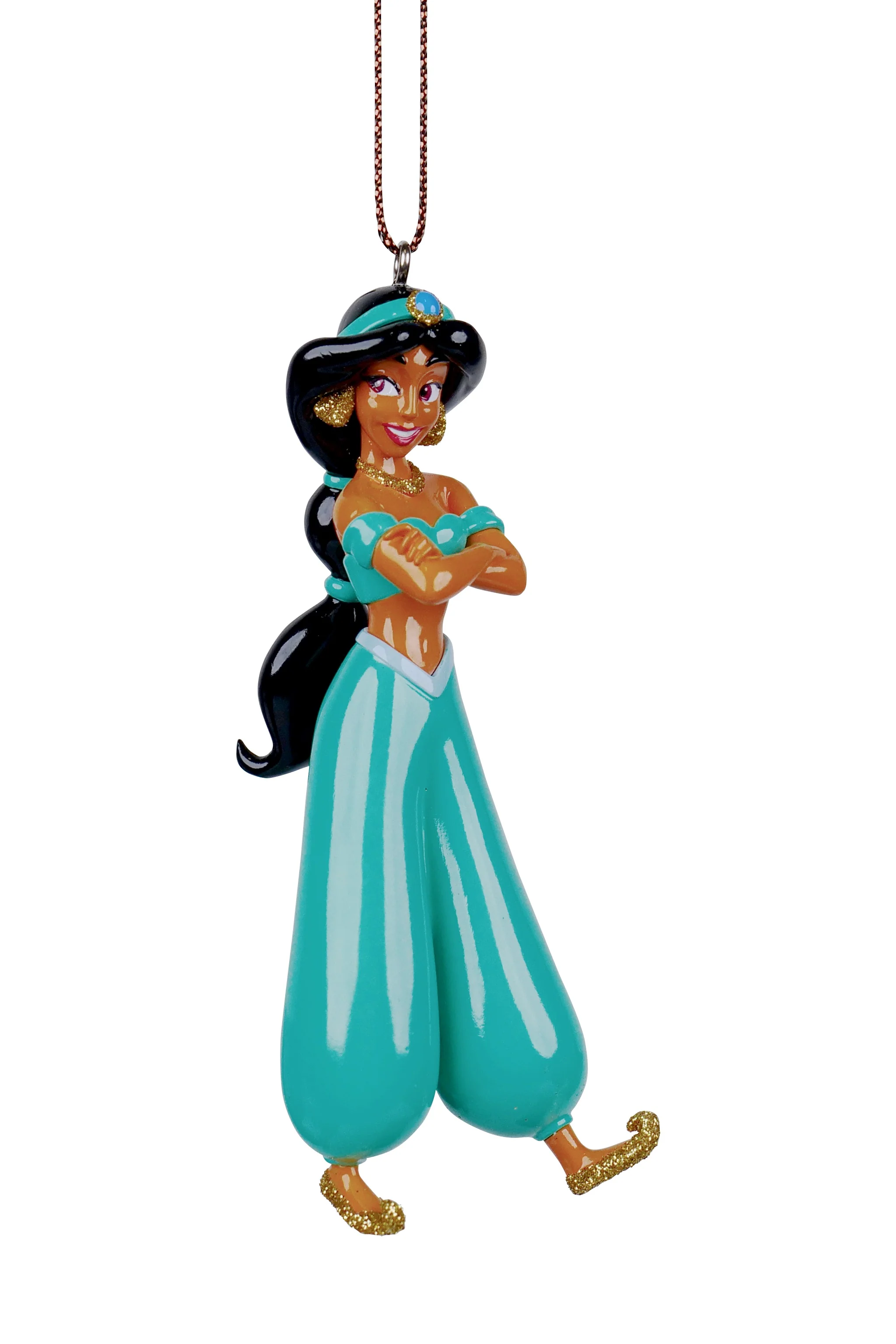 Disney Princess Jasmine 3D Character Christmas Bauble