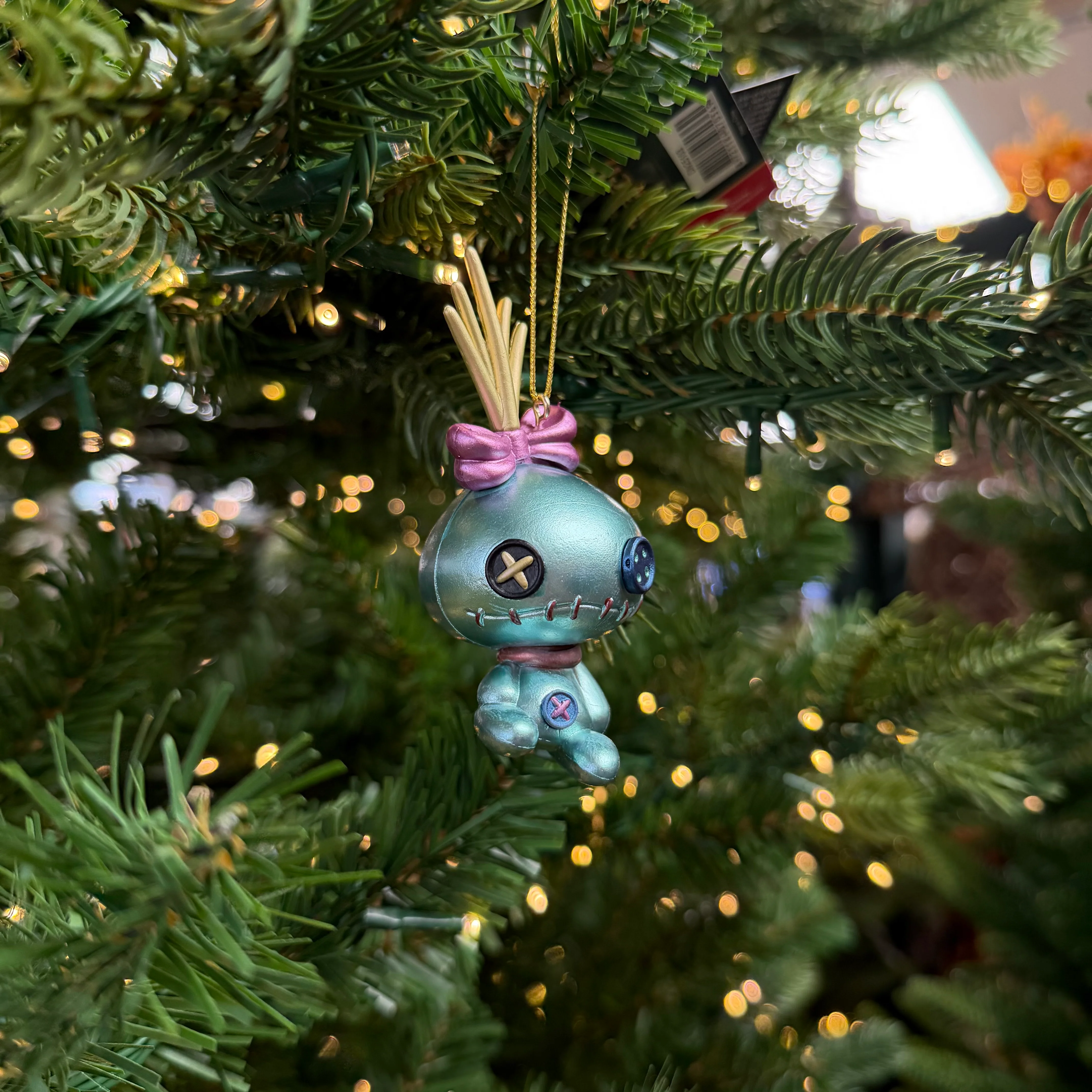 Disney Scrump Lilo & Stitch Metallic 3D Character Christmas Bauble - Image 4
