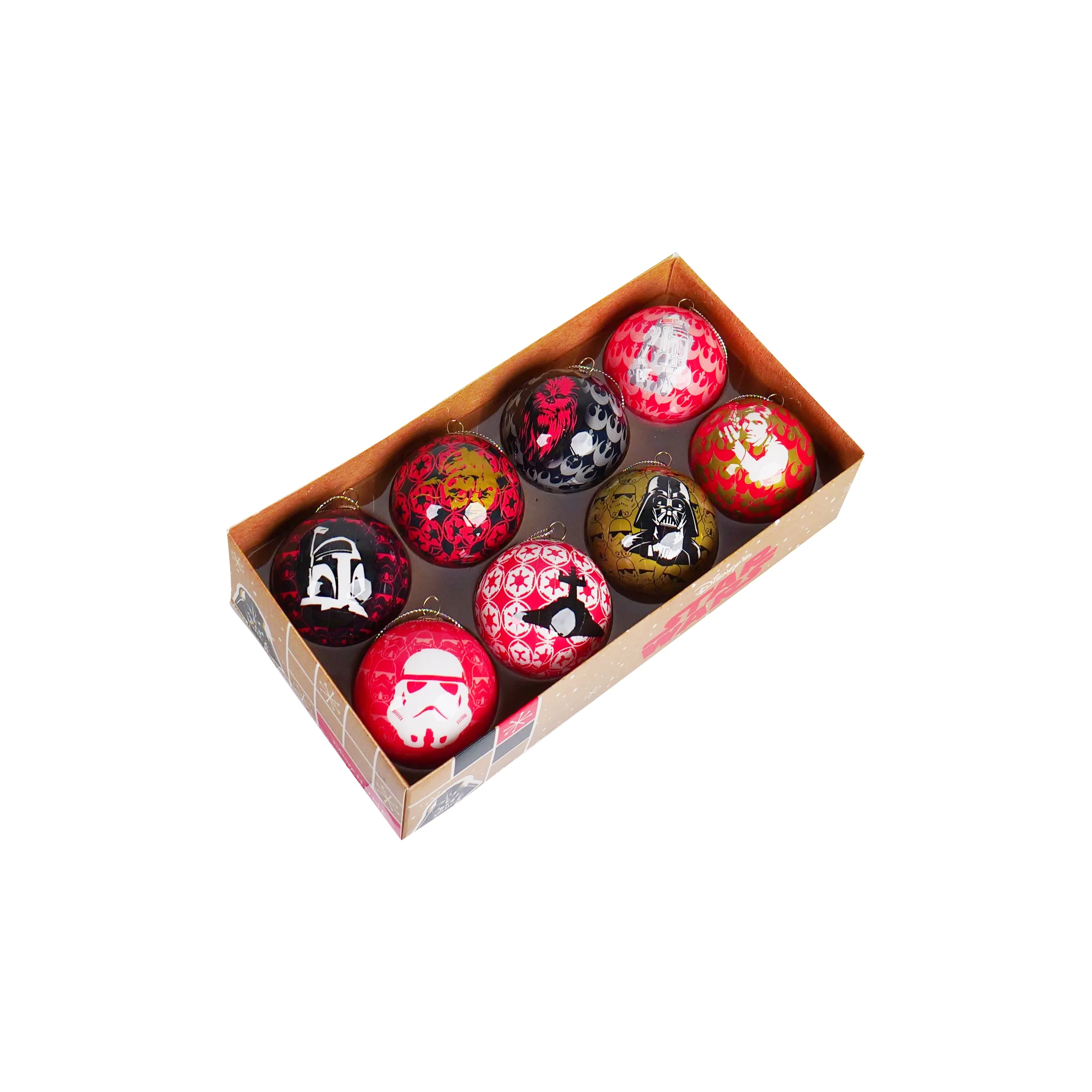Disney Star Wars Christmas Baubles - Box of 8