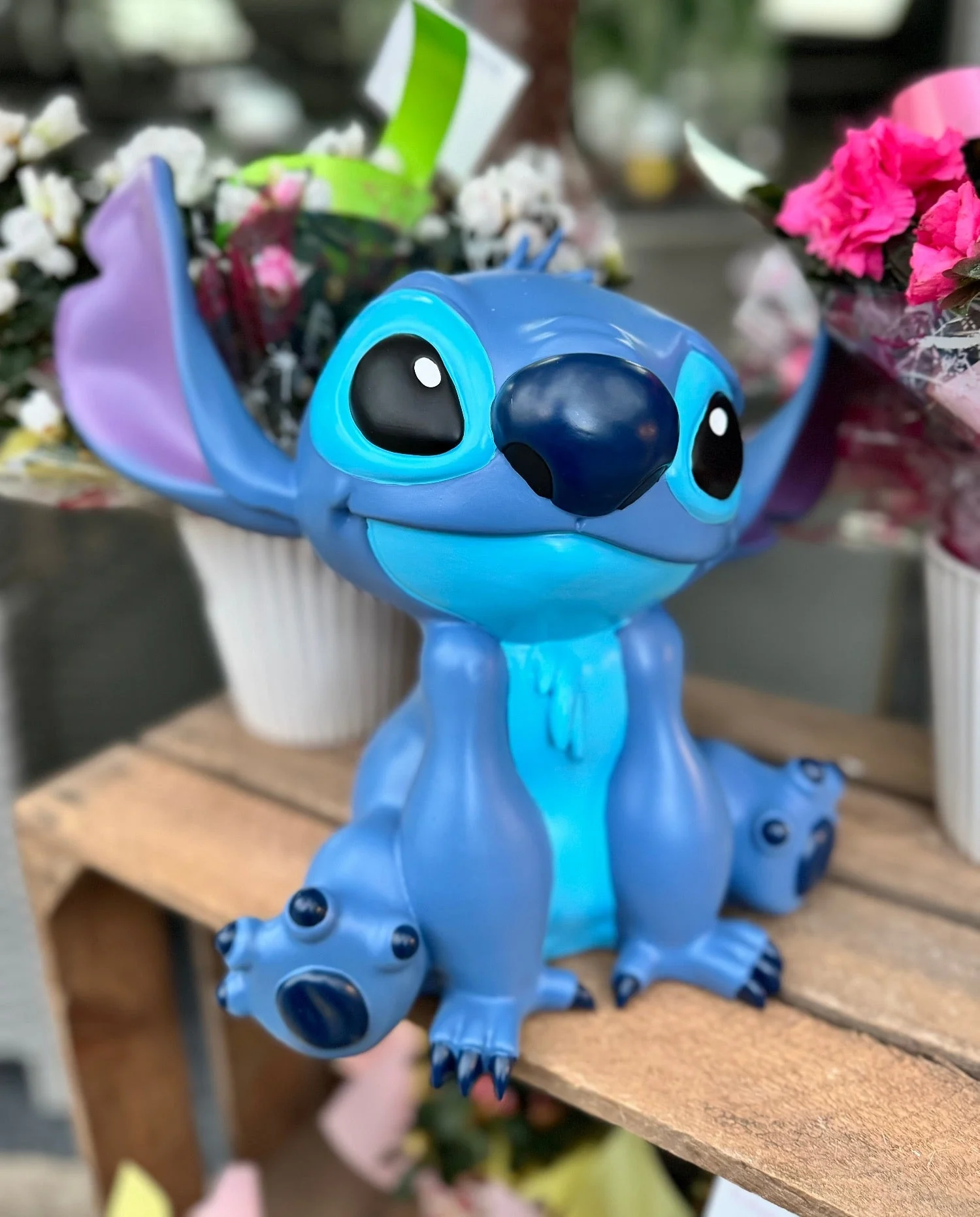 Disney Stitch Statement Garden Ornament Statue Large 30cm - Image 2