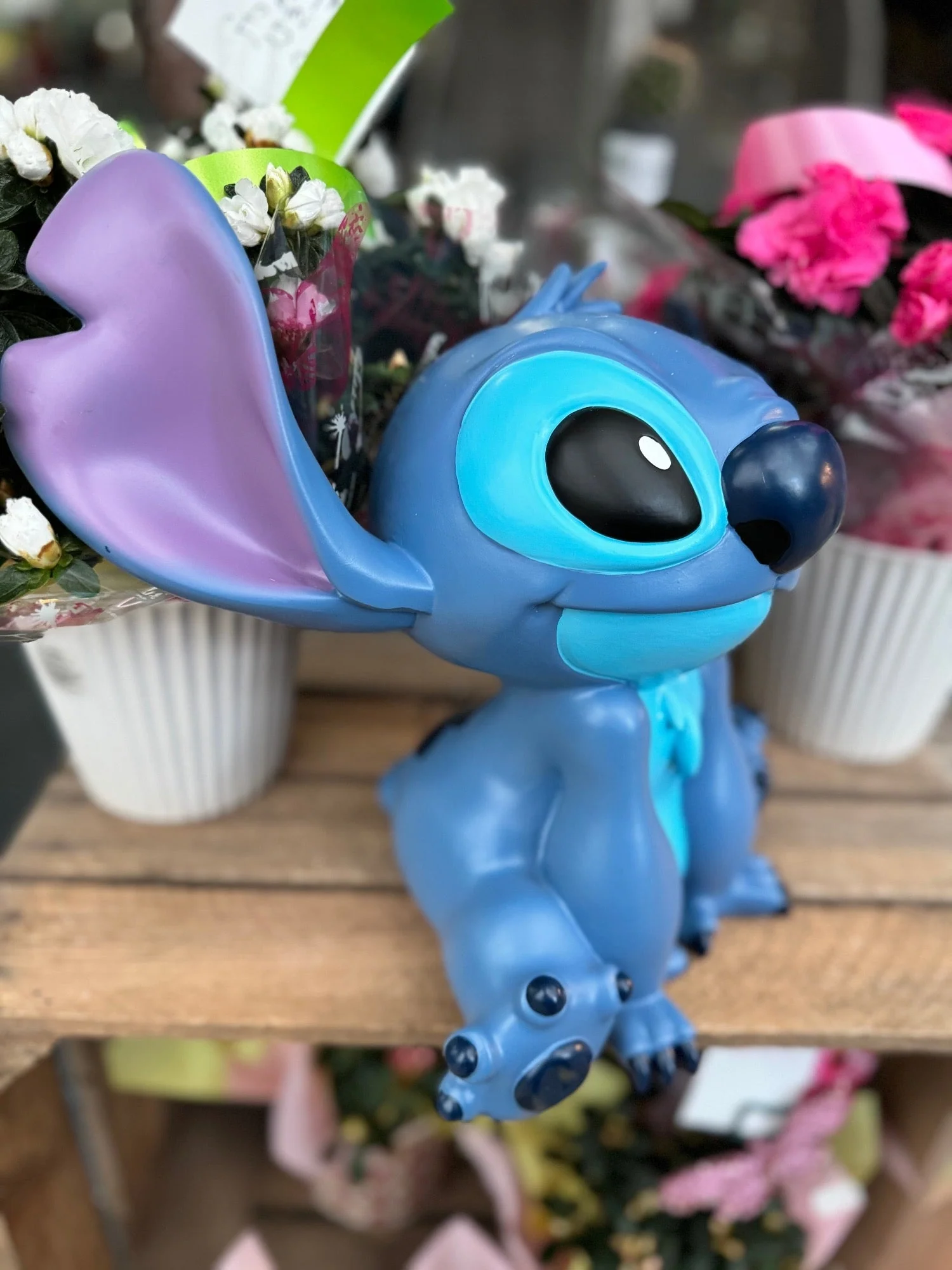 Disney Stitch Statement Garden Ornament Statue Large 30cm - Image 3