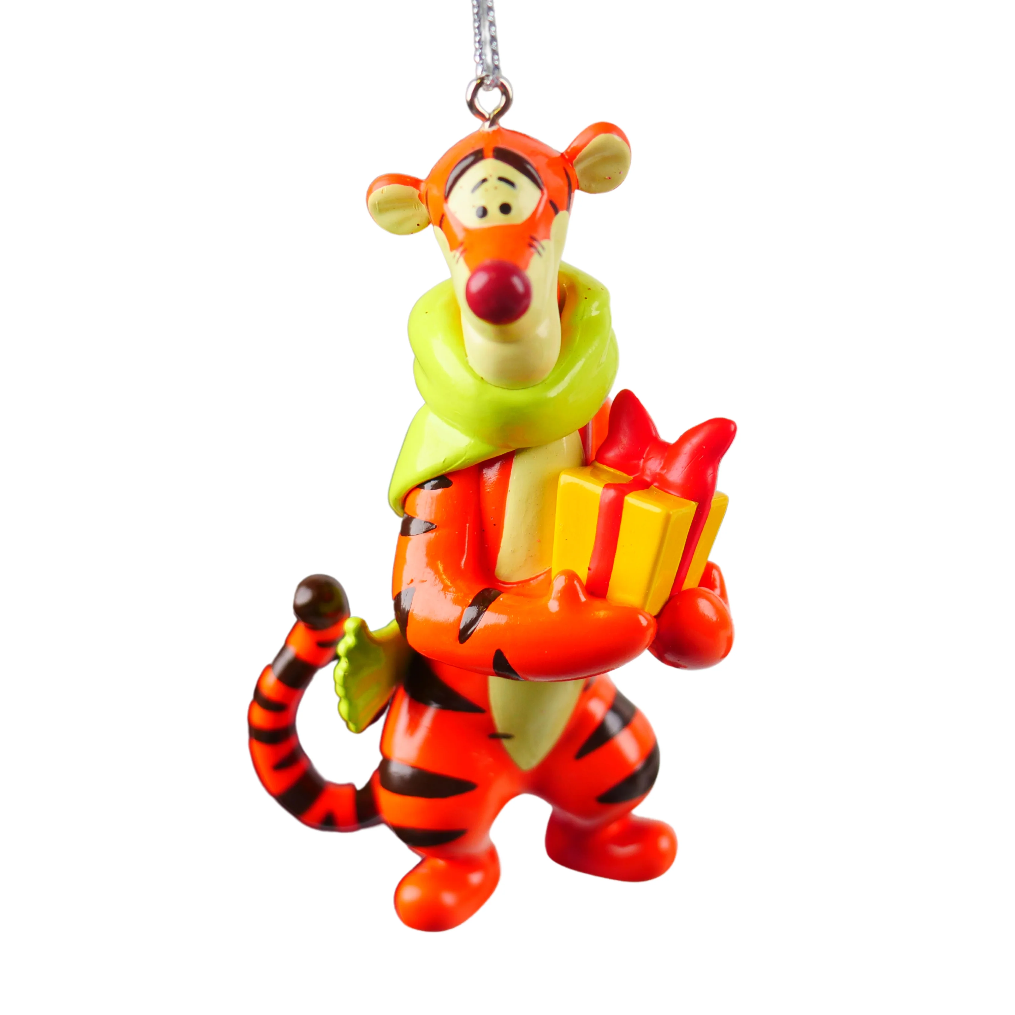 Disney Tigger from Winnie the Pooh with Scarf & Christmas Present Bauble Decoration