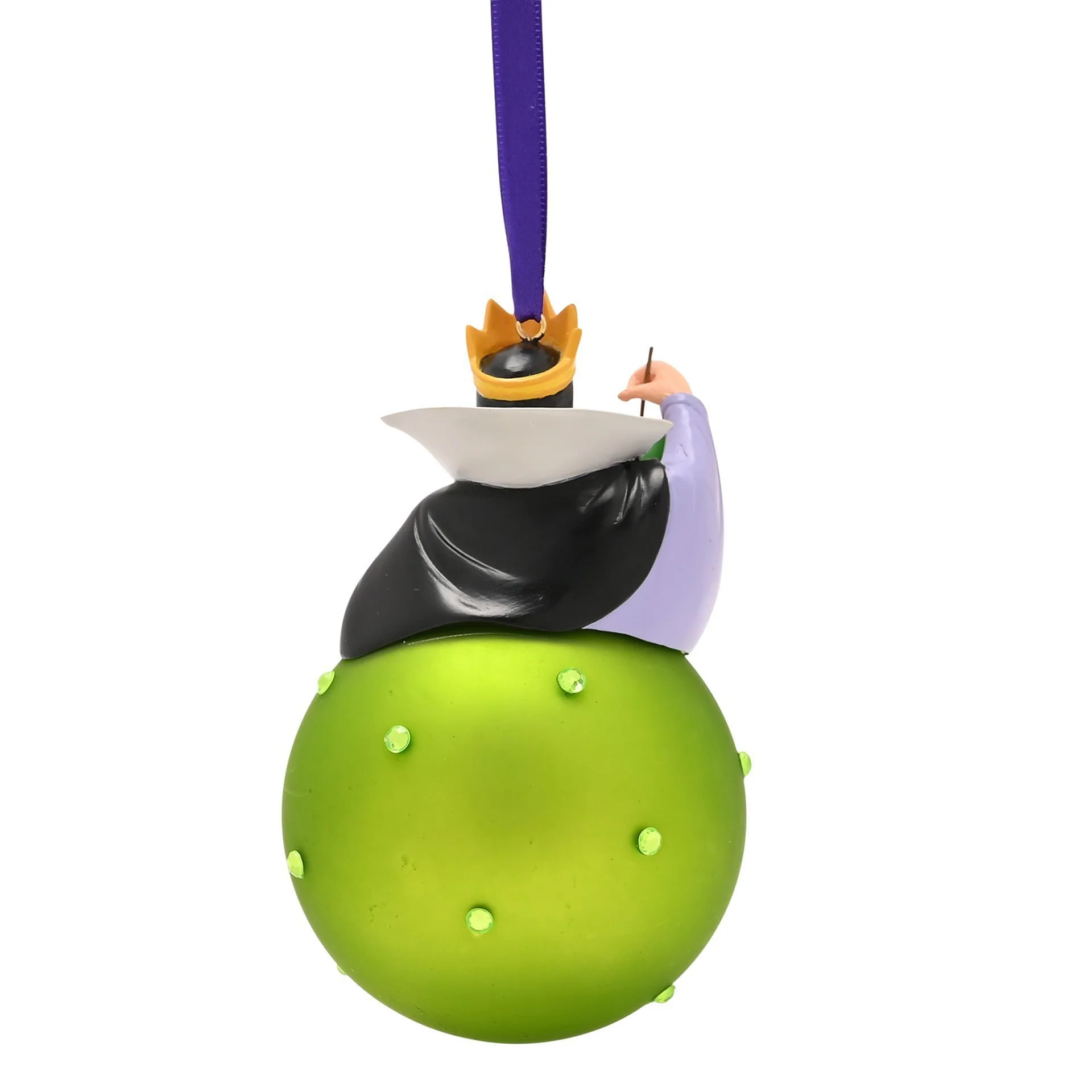 Disney Villain's 3D Evil Queen on Glass Christmas Bauble Decoration - Image 2