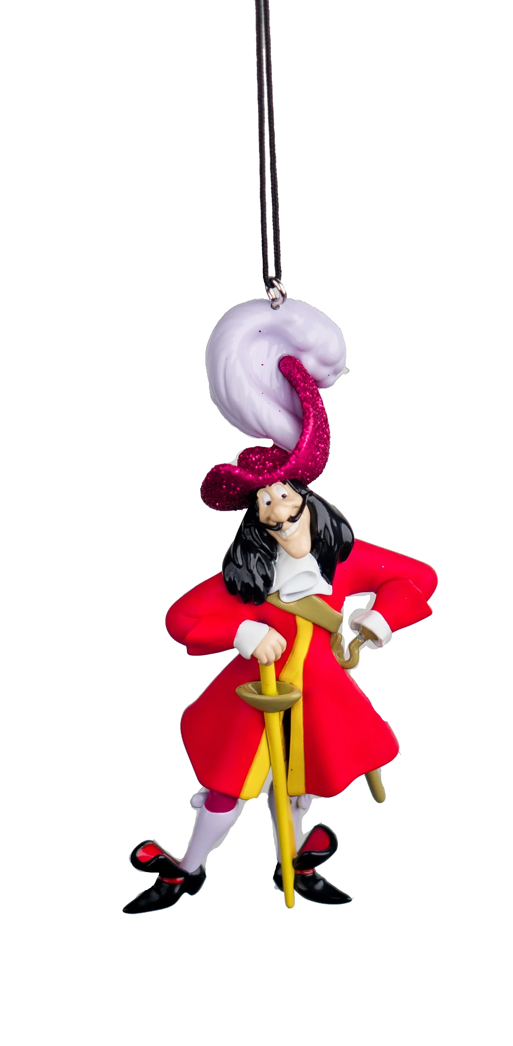 Disney Villain's Captain Hook 3D Resin Christmas Bauble