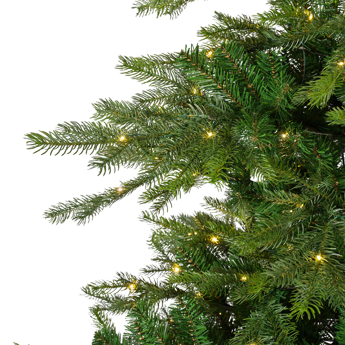 Everlands 7ft Grandis Fir Pre-Lit with 550 Warm White Micro LEDs Artificial Christmas Tree - Image 7
