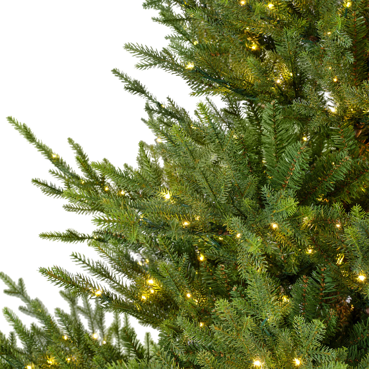Everlands 7ft Norway Spruce Pre-Lit with 900 Warm White Micro LEDs Artificial Pre-shaped Christmas Tree - Image 11