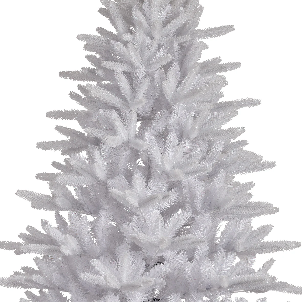 Everlands Copenhagen Fir White Glitter Artificial Christmas Tree - Image 3