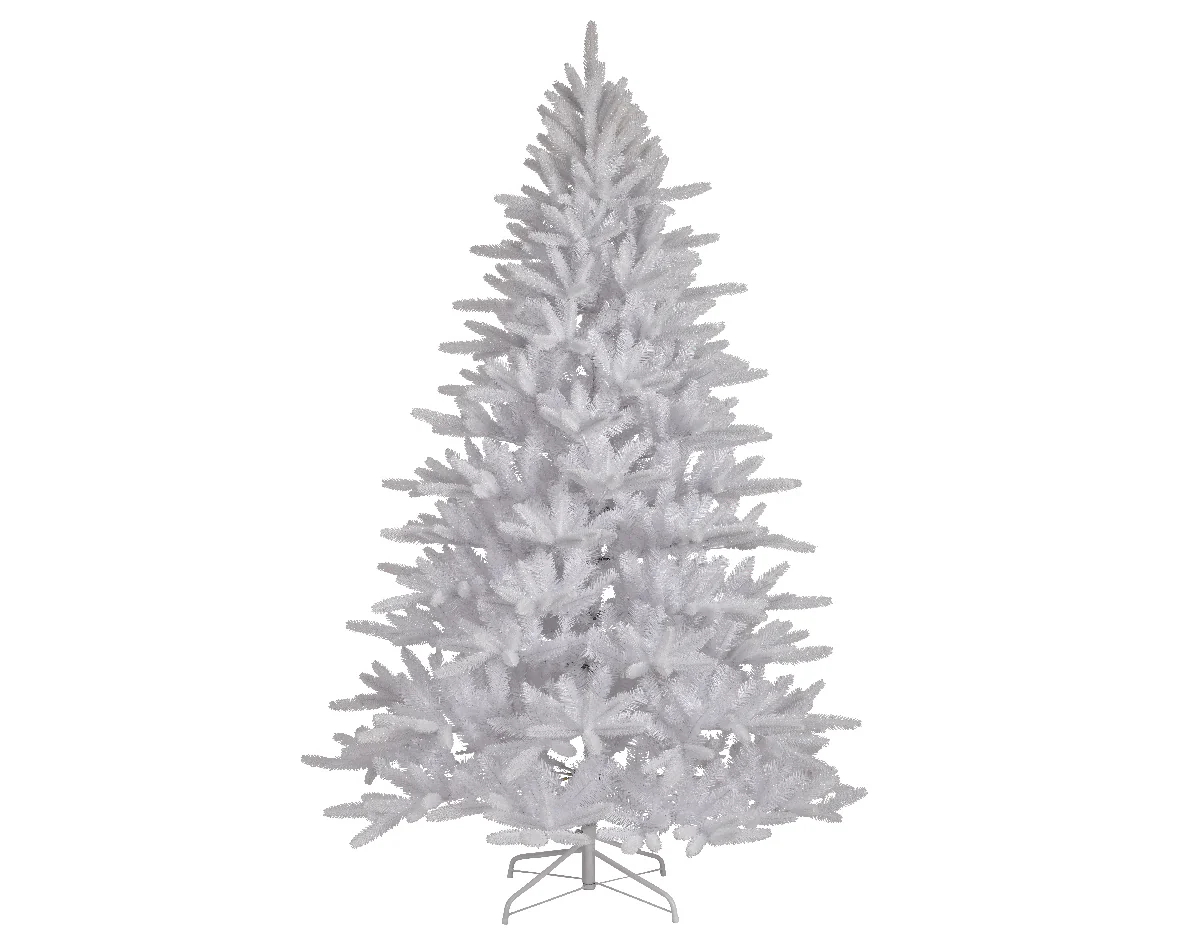 Everlands Copenhagen Fir White Glitter Artificial Christmas Tree - Image 4