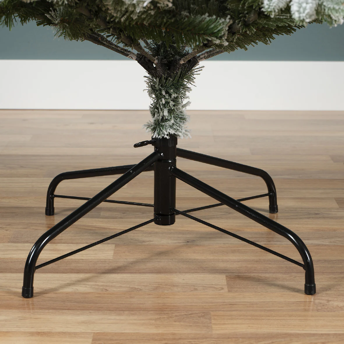 Everlands Frosted Killington Fir Slim Artificial Christmas Tree - Image 5
