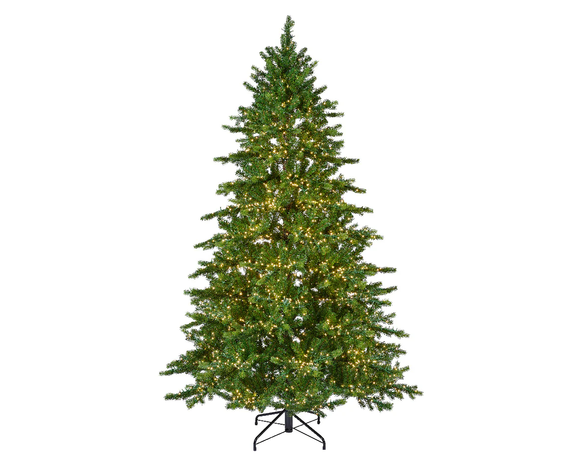 Everlands Galloway Spruce 180cm 6ft Pre-Lit Cluster Light Artificial Christmas Tree with 3000 LEDs - Image 3