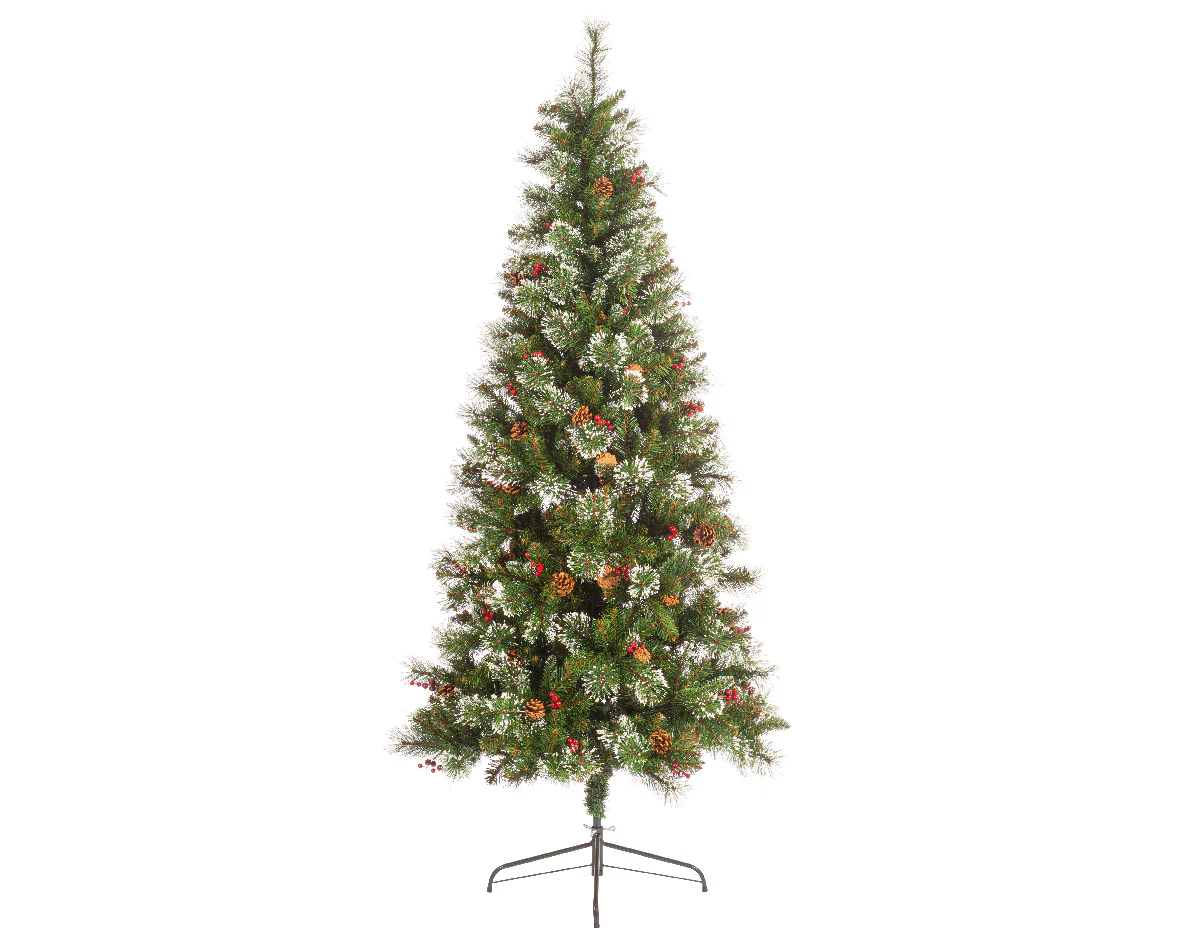 Everlands Ipswich Pine Snowy Artificial Christmas Tree - Image 2
