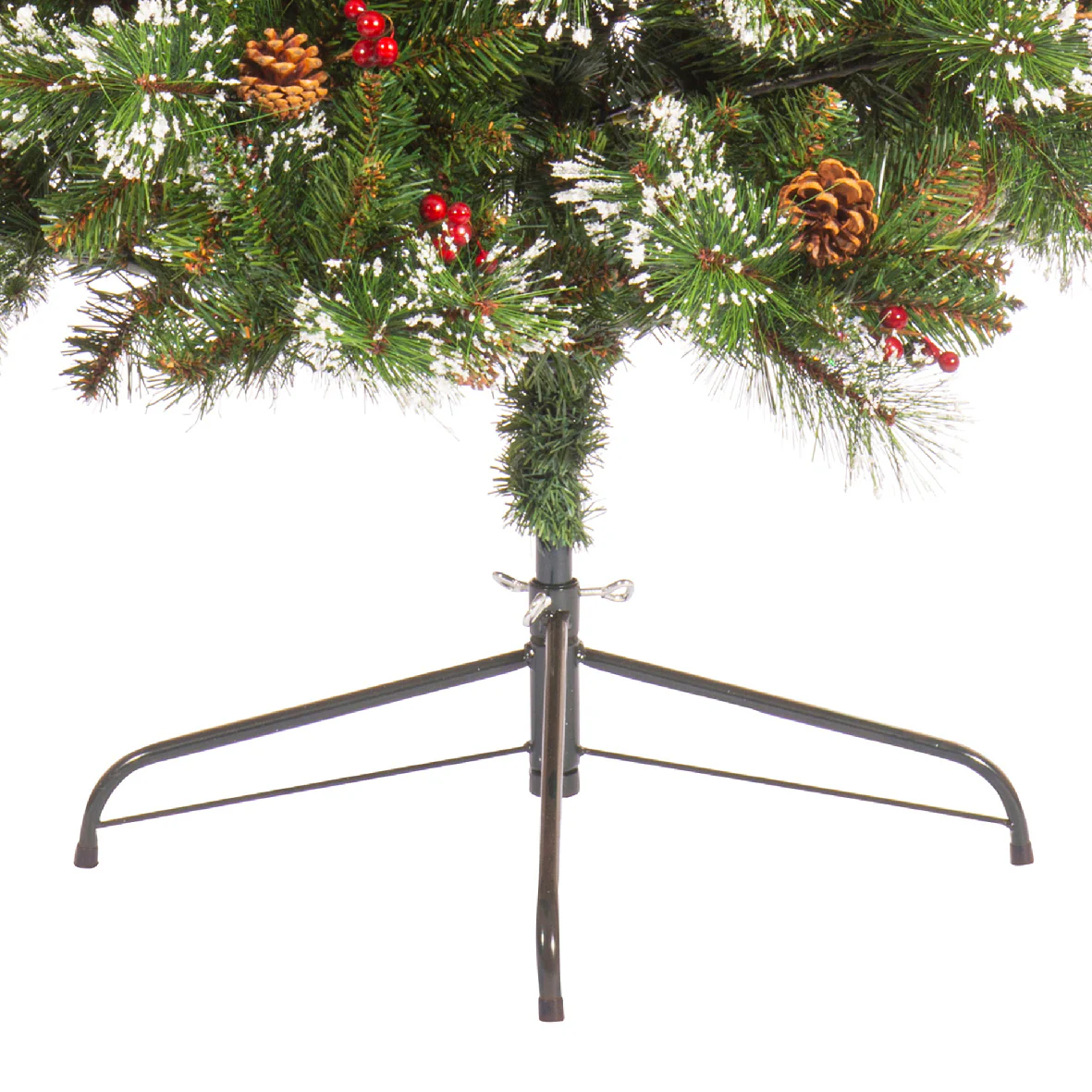 Everlands Ipswich Pine Snowy Artificial Christmas Tree - Image 4
