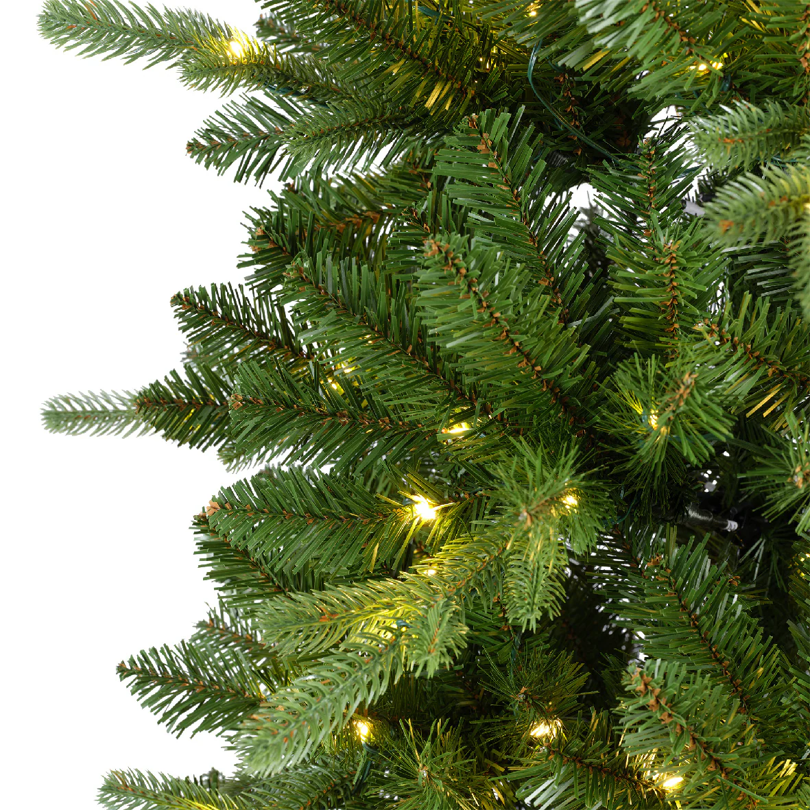 Everlands Killington Fir Slim Pre-Lit Artificial Christmas Tree - 210cm / 7ft - Image 3