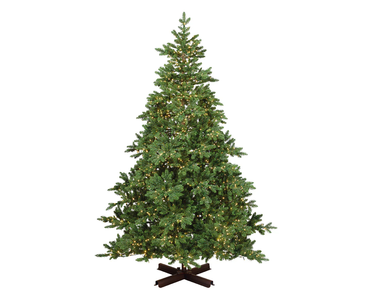 Everlands Premium Rossland Fir Pre-Lit Artificial Christmas Tree 7ft 210cm with 2500 LED Lights - Image 2