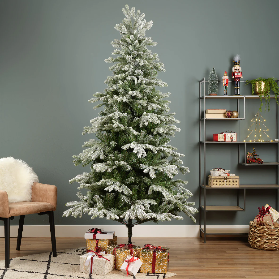 Everlands Sunndal Fir Frosted Artificial Christmas Tree