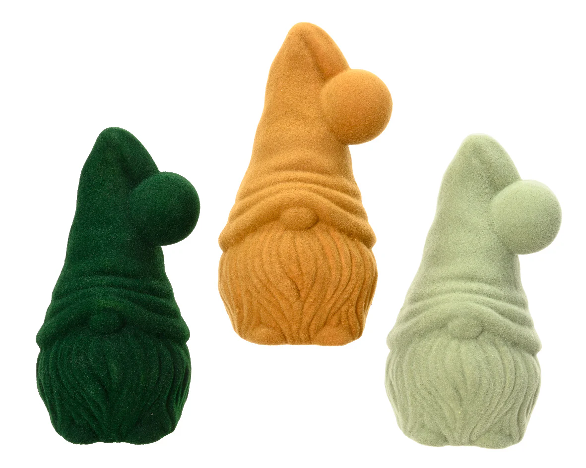 Foam Gonk with Flock Finish Ornament - 16cm