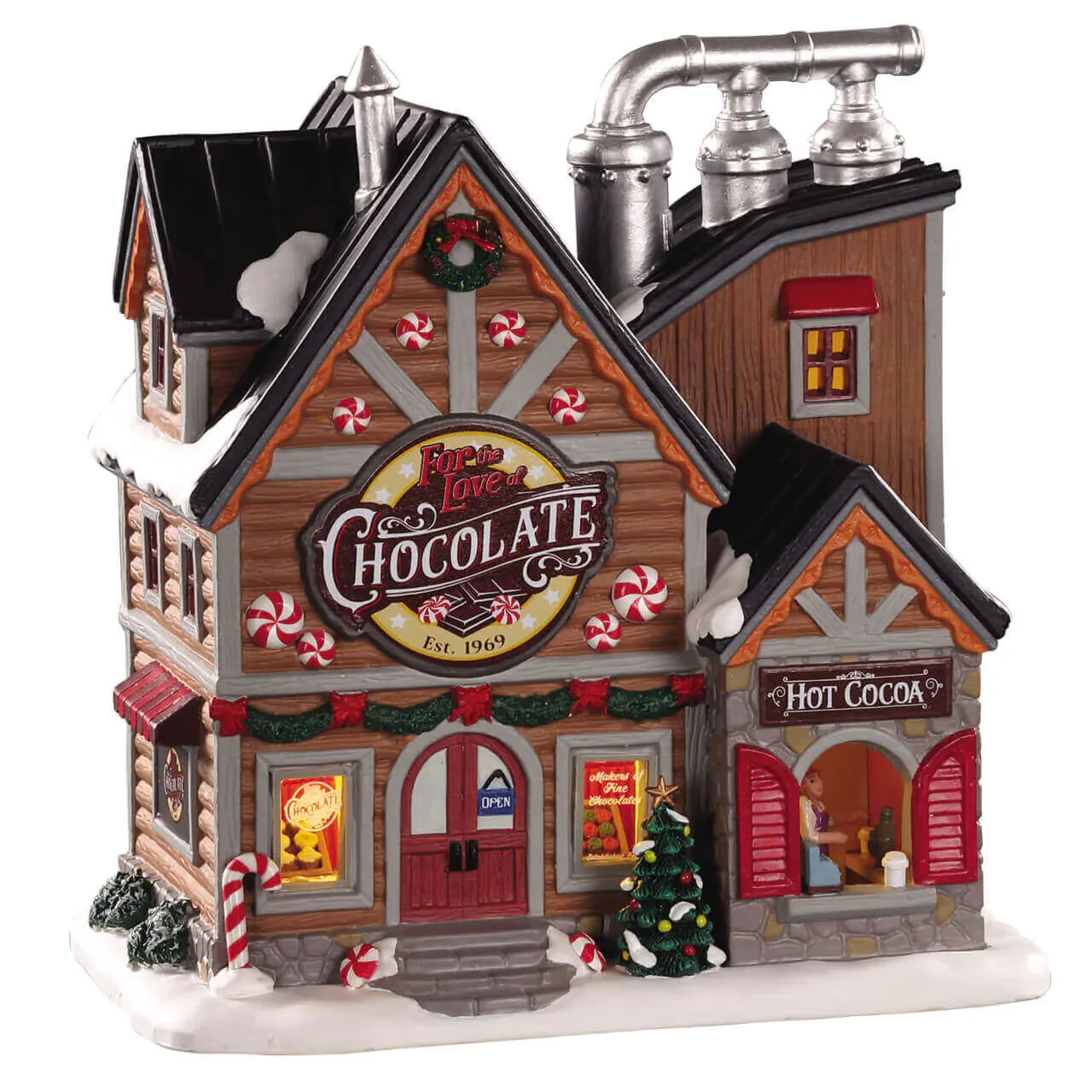 Lemax - For The Love Of Chocolate Shop Light Up Christmas Village