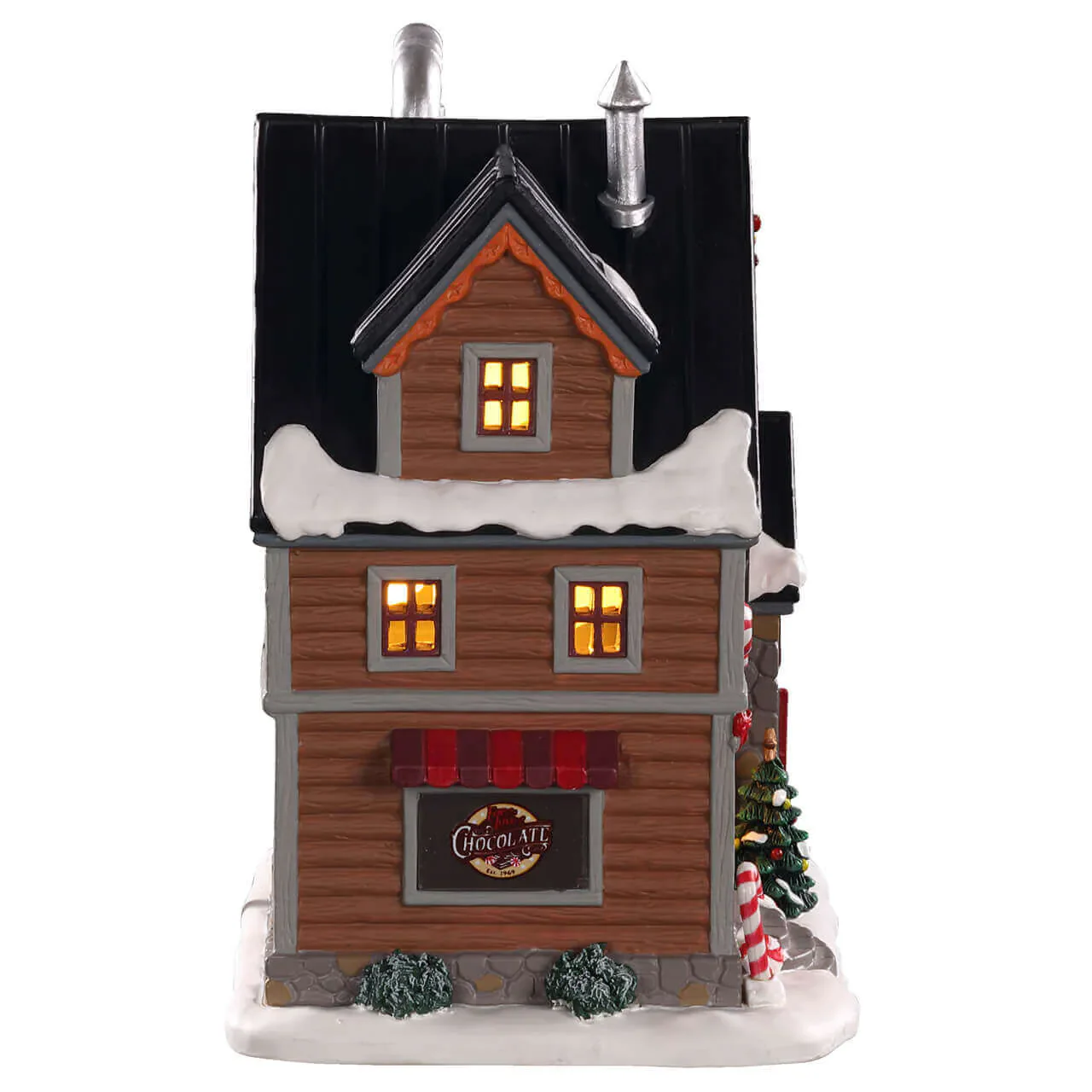 Lemax - For The Love Of Chocolate Shop Light Up Christmas Village - Image 2
