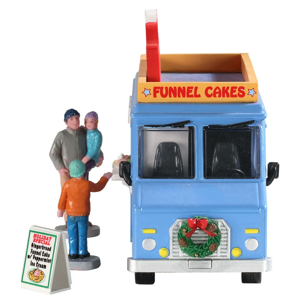 Lemax Funnel Cakes Food Truck - Set of 4 - Image 2