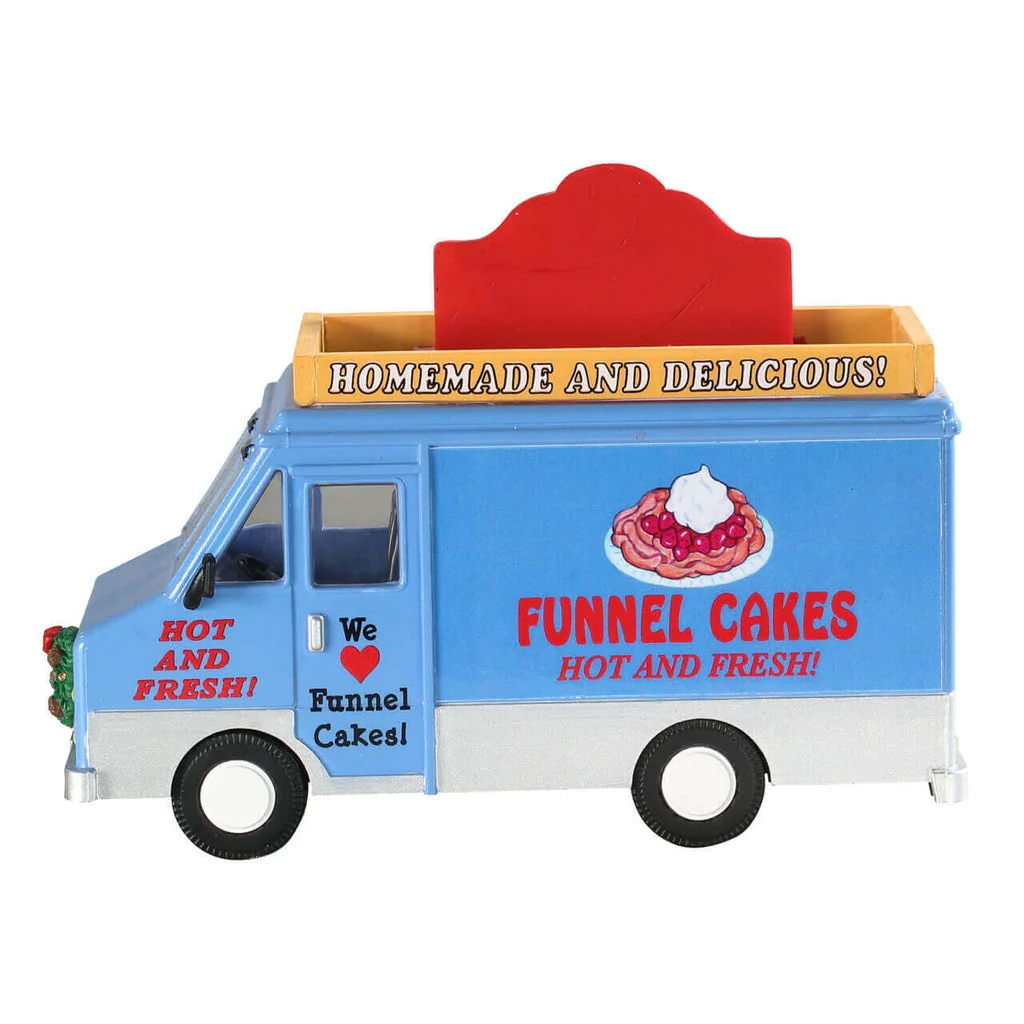 Lemax Funnel Cakes Food Truck - Set of 4 - Image 4