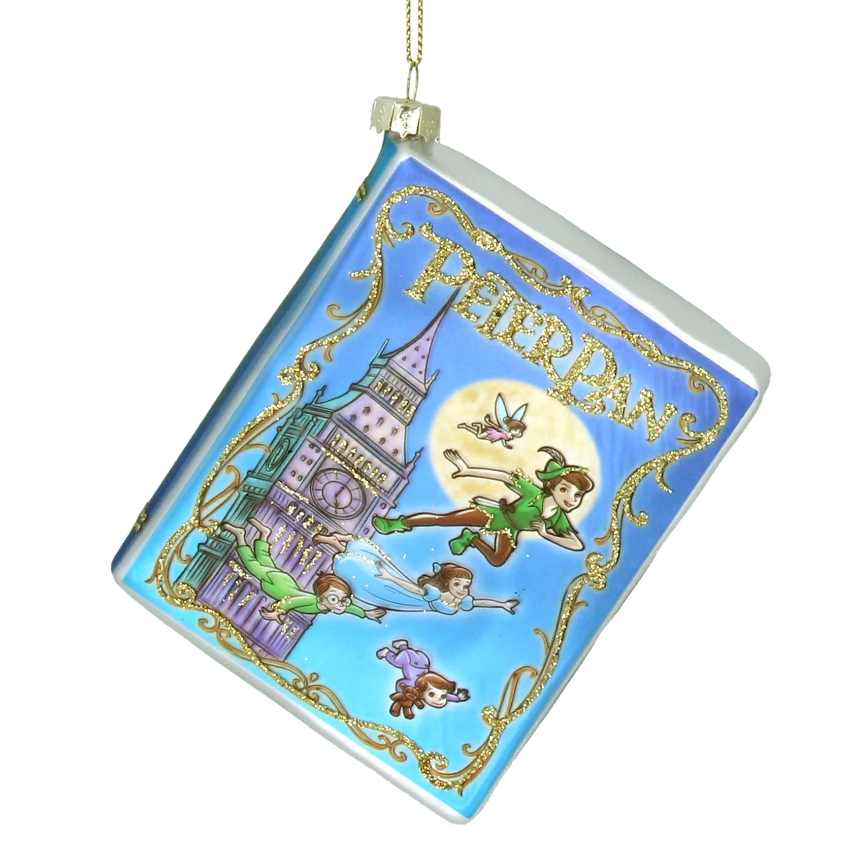Gisela Graham - Glass Peter Pan Christmas Tree Decoration / Bauble