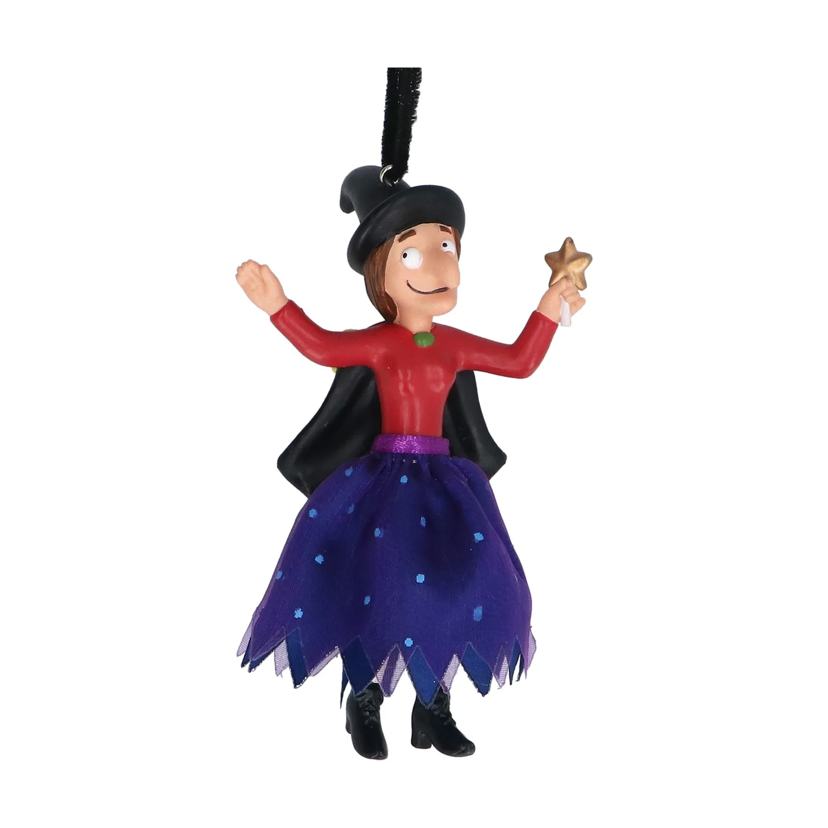 Gisela Graham - Room on The Broom Hanging Ornament