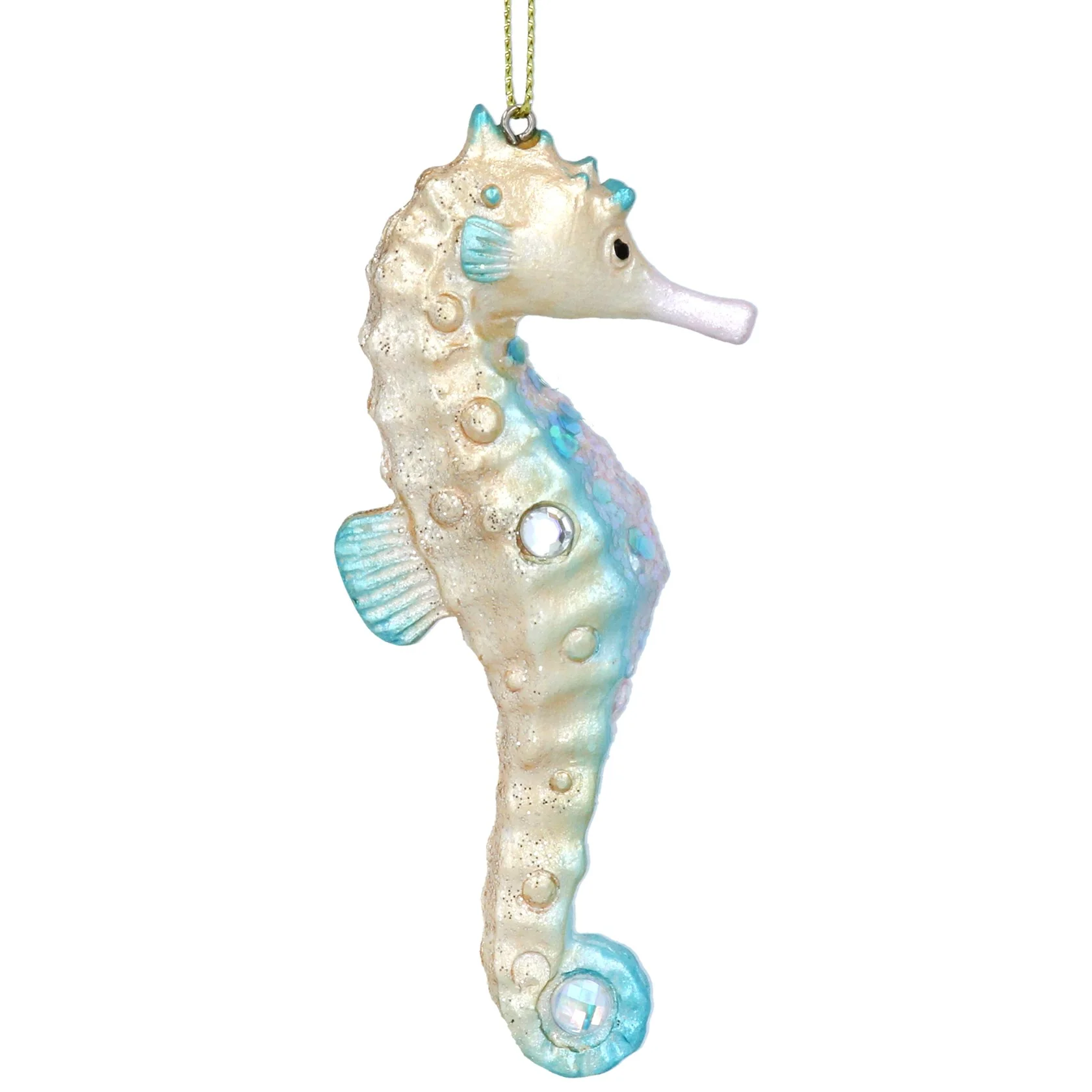 Gisela Graham Seahorse Christmas Bauble