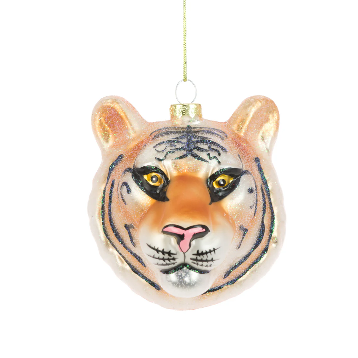 Glass Animal Head Hanging Christmas Bauble - Image 4