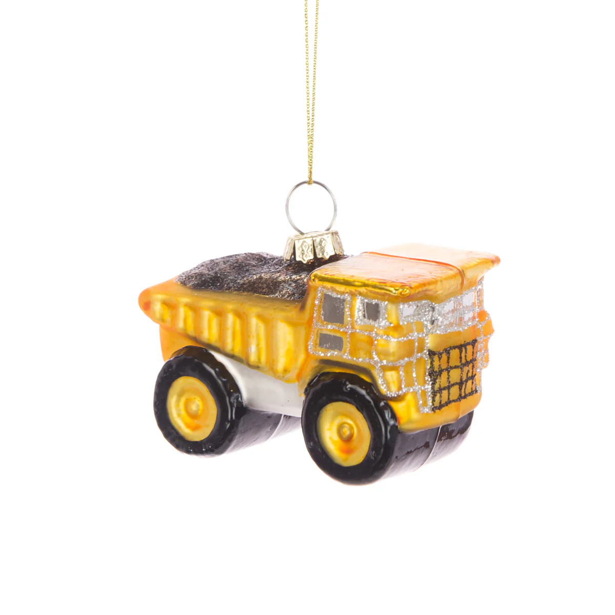 Glass Truck Hanging Bauble Decoration