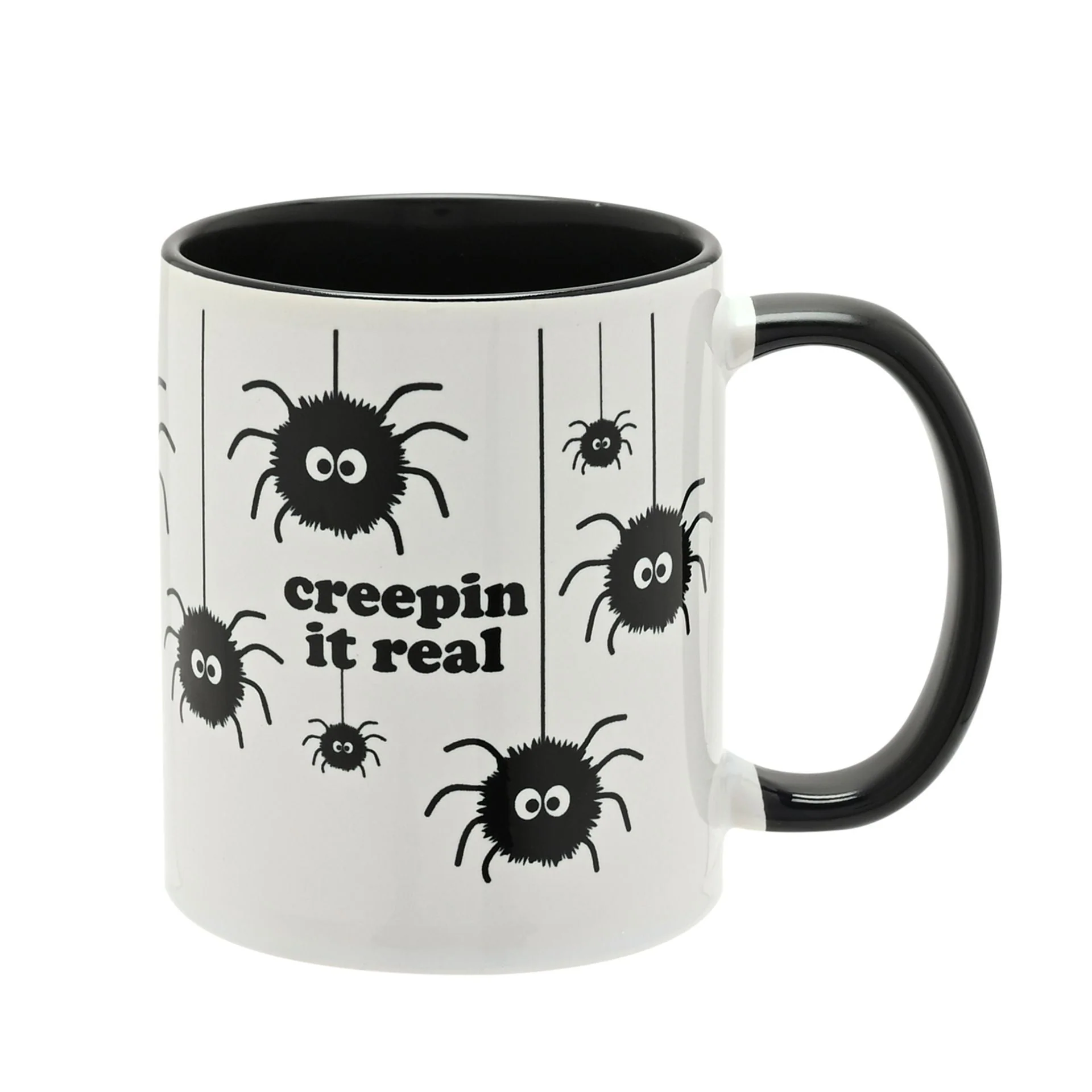 Halloween Black Handled Creepin It Real Mug