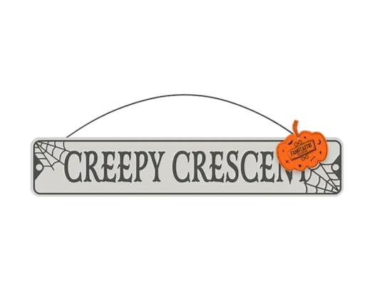 Halloween Metal Plaque - Image 2