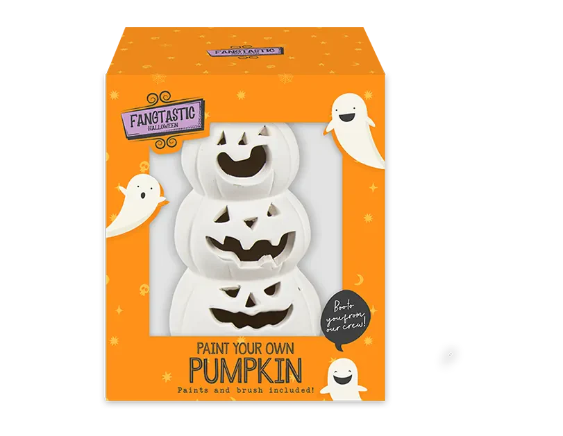 Halloween Paint Your Own Pumpkin Decoration - Image 2