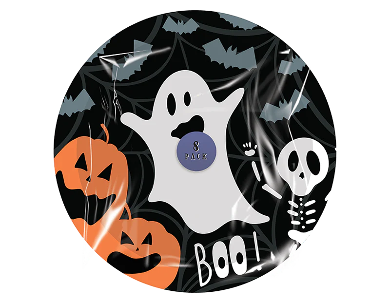 Halloween Paper Plates 22.5cm - Pack of 8