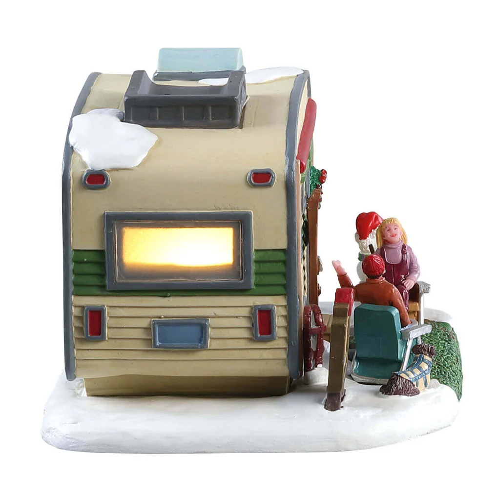Lemax High Rock Lake Trailer Caravan- with LED Lights - Image 3