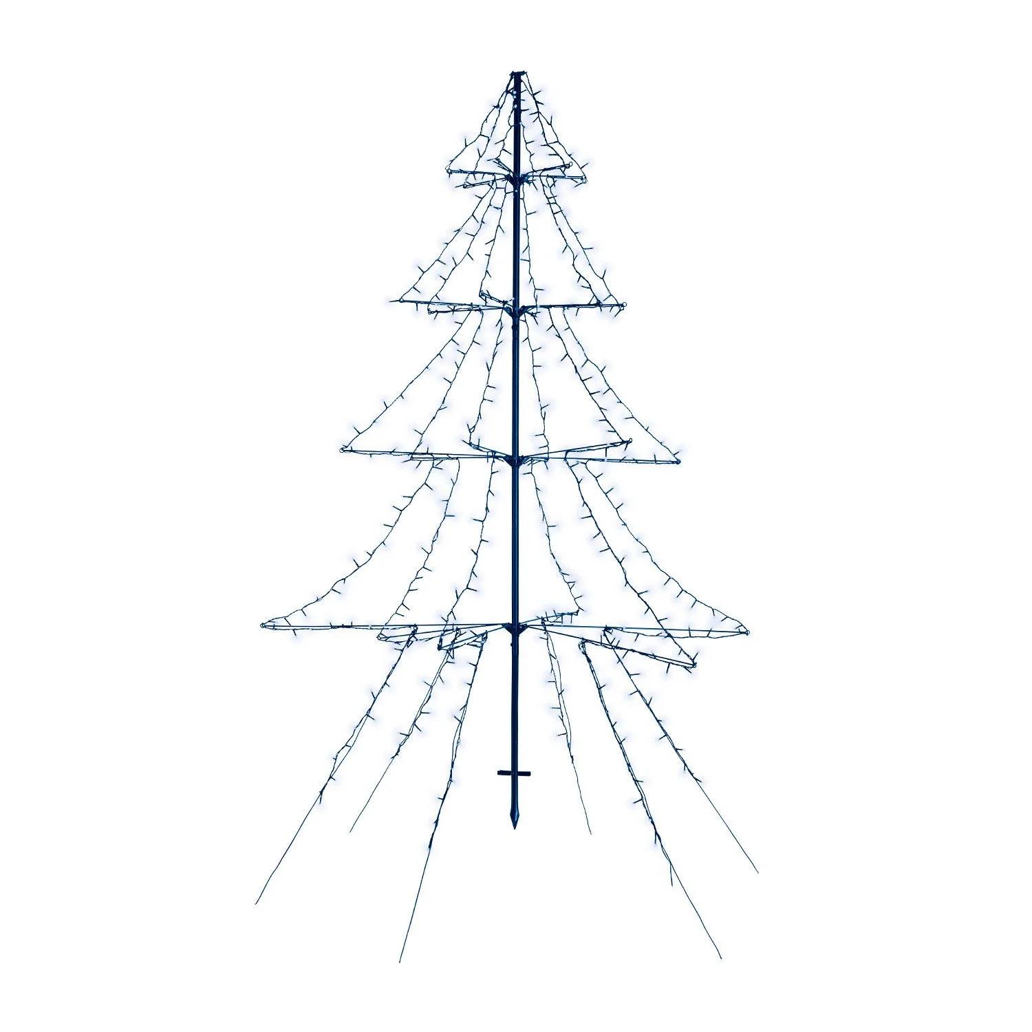 Kaemingk - 2m LED Light up Outdoor Christmas tree - 420 LEDs - Image 4