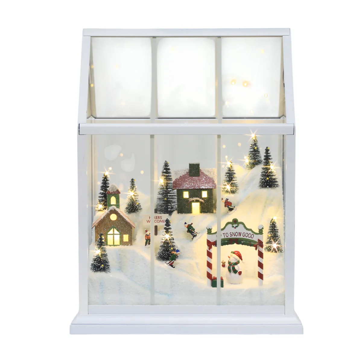 LED Christmas Village Lantern - 33cm