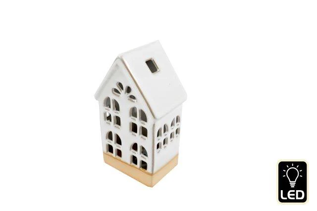 LED Sandy House Ceramic Decorative Ornament