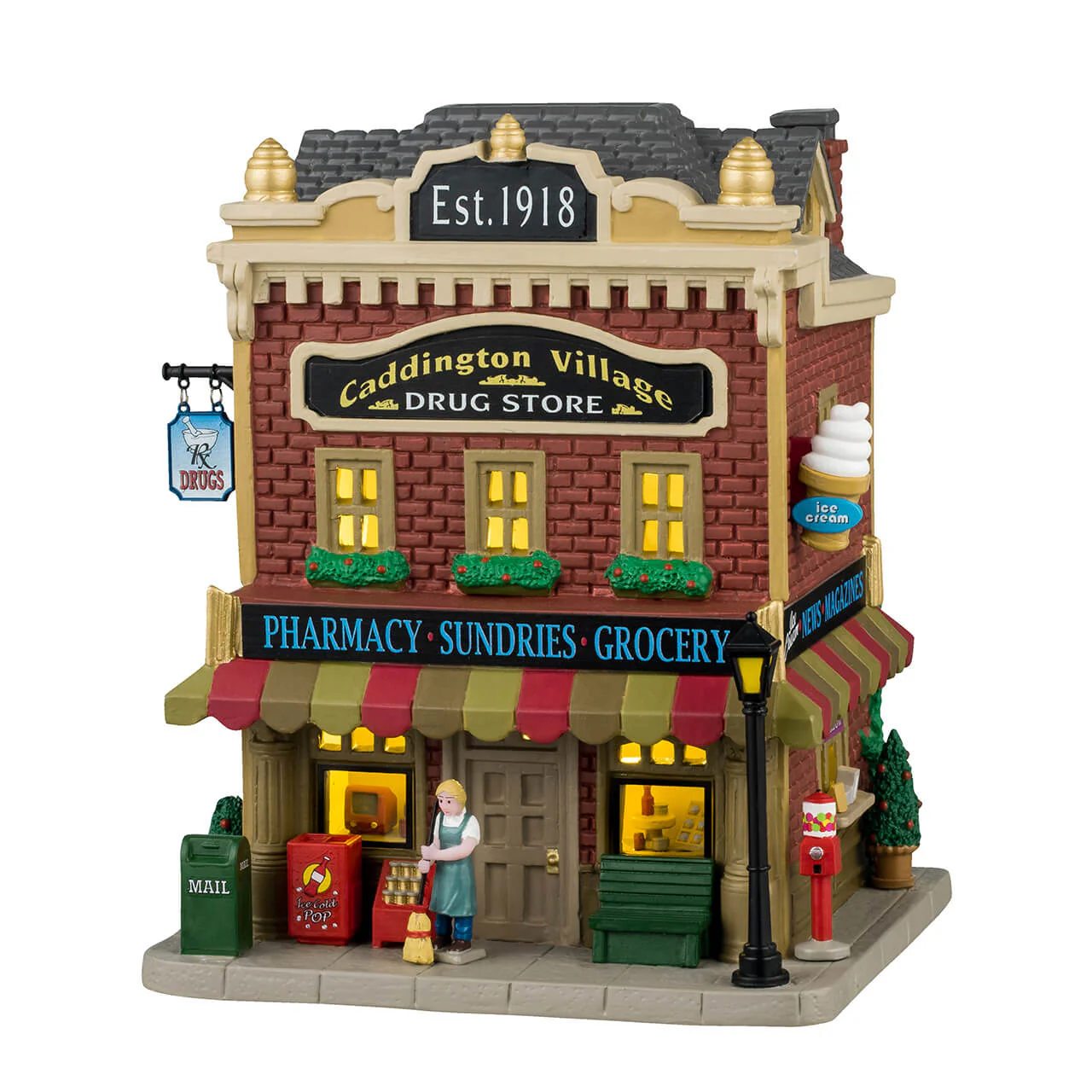 Lemax - Caddington Village Drug Store Light Up Christmas Shop