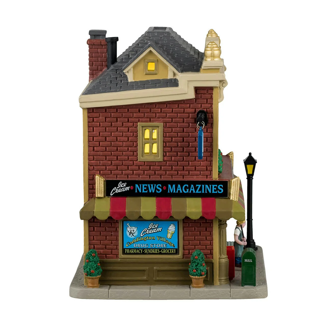 Lemax - Caddington Village Drug Store Light Up Christmas Shop - Image 2