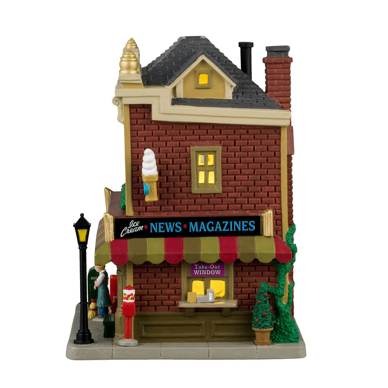 Lemax - Caddington Village Drug Store Light Up Christmas Shop - Image 3